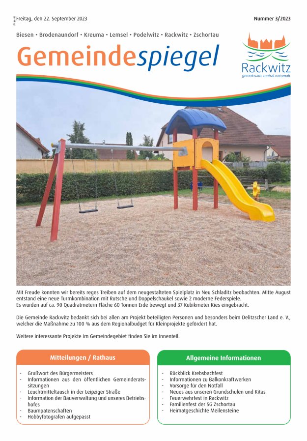 Gemeindespiegel Titelblatt 03/2023