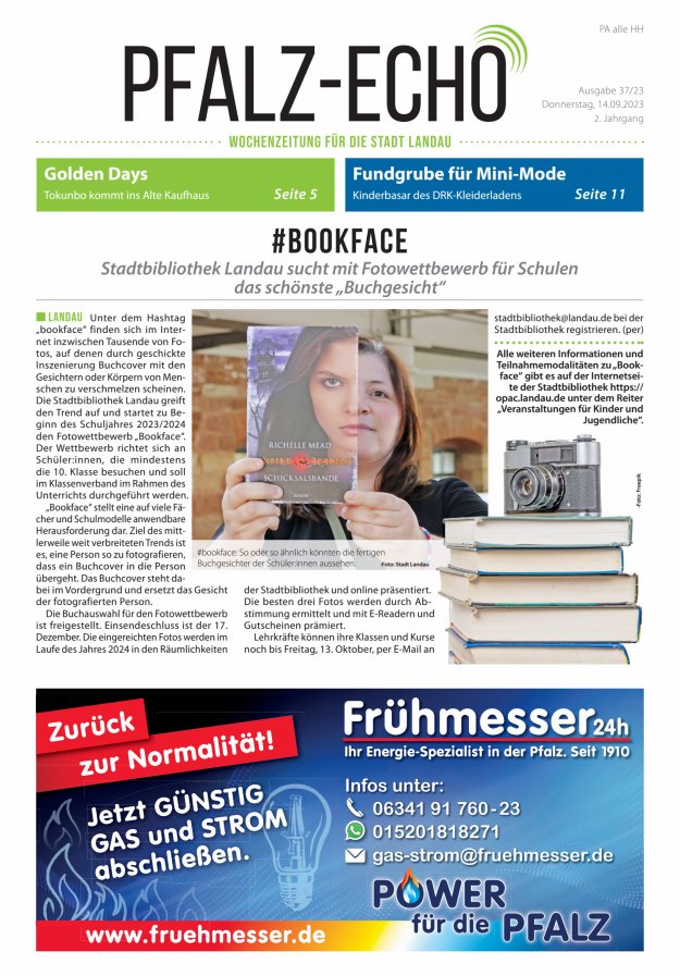 Pfalz-Echo Titelblatt 37/2023