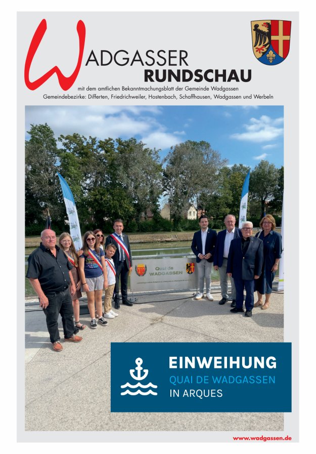 Wadgasser Rundschau Titelblatt 38/2023