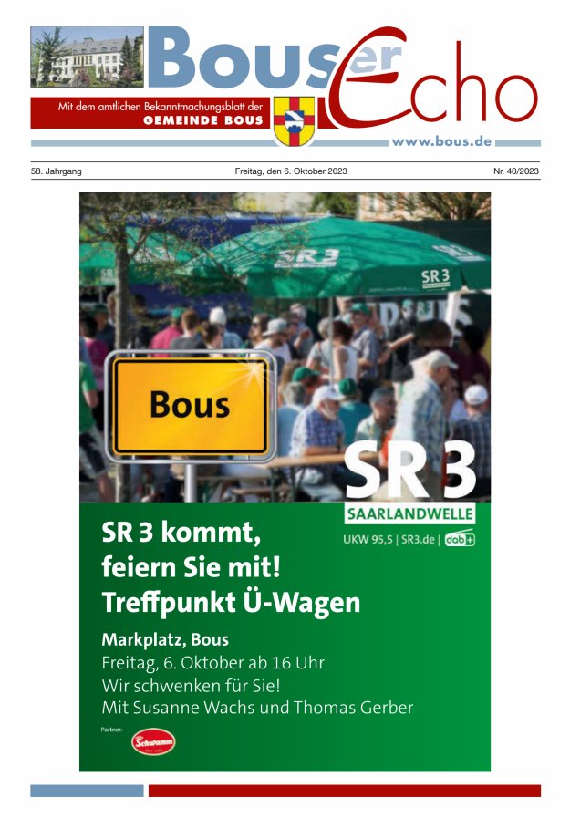 Bouser Echo Titelblatt 40/2023