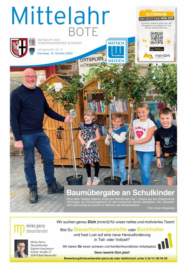 Mittelahr Bote Titelblatt 41/2023