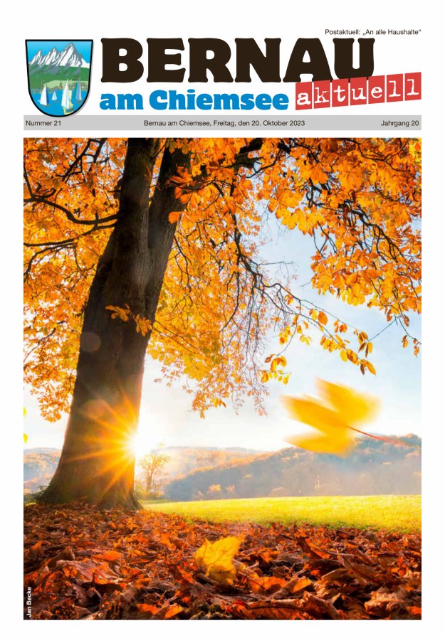 Bernau Aktuell Titelblatt 21/2023