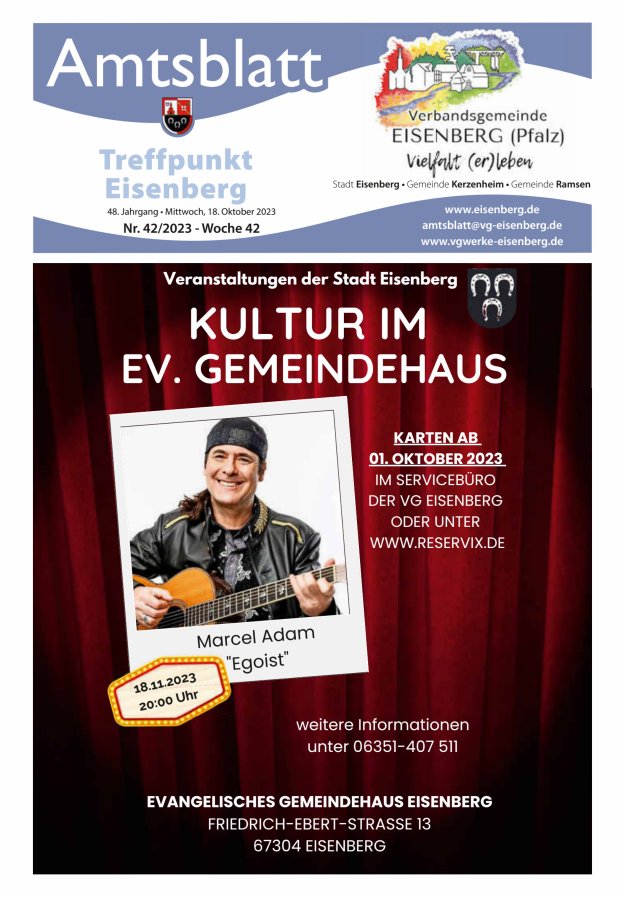 Treffpunkt Eisenberg Titelblatt 42/2023