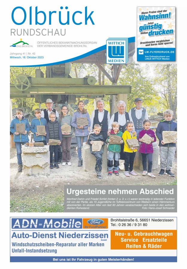 Olbrück Rundschau Titelblatt 42/2023