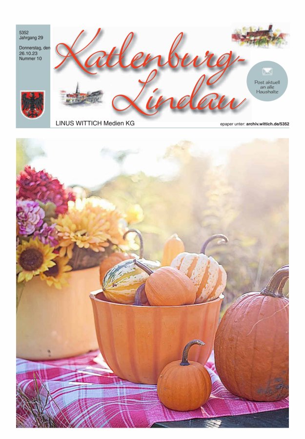 Blickpunkt Katlenburg Lindau Titelblatt 10/2023