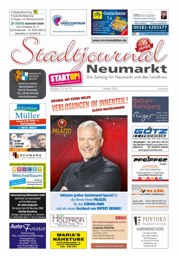 Stadtjournal Neumarkt Titelblatt 10/2023