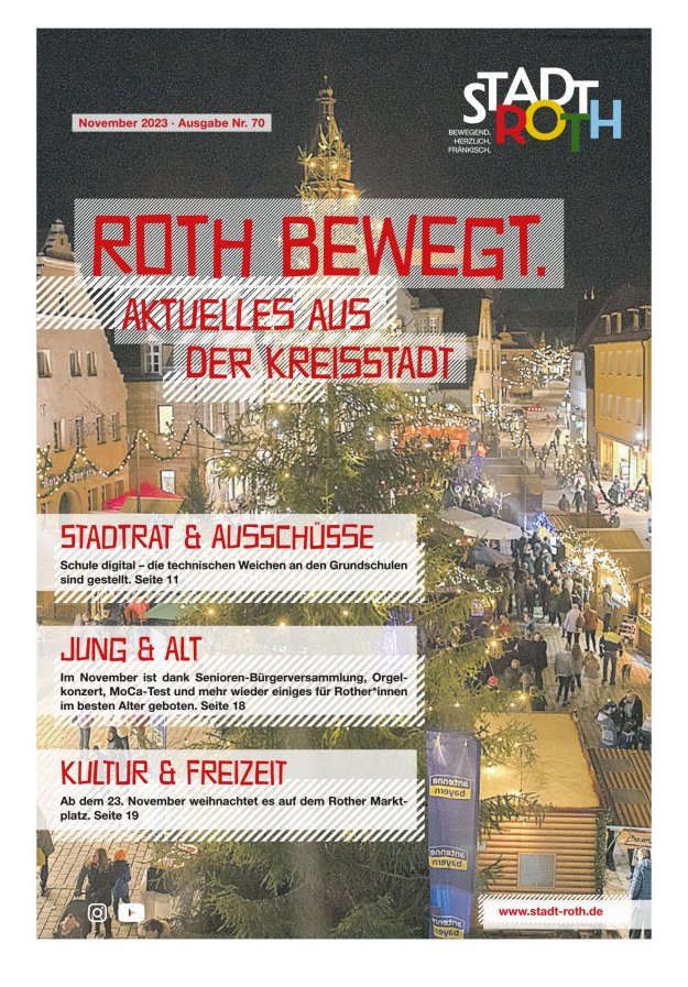 Roth bewegt. Titelblatt 70/2023