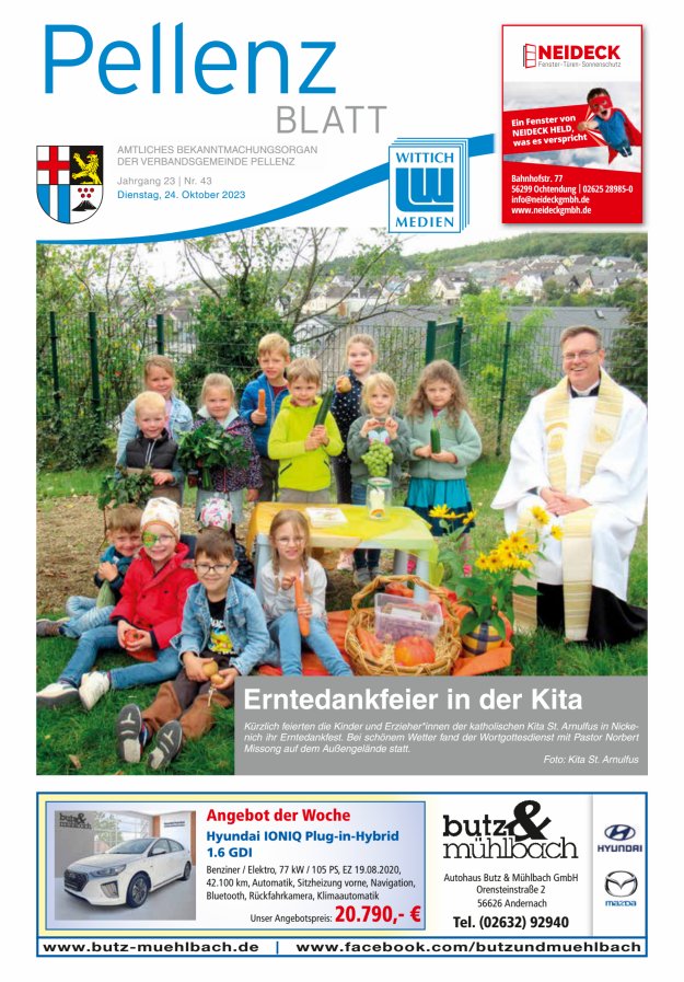 Pellenzblatt Titelblatt 43/2023
