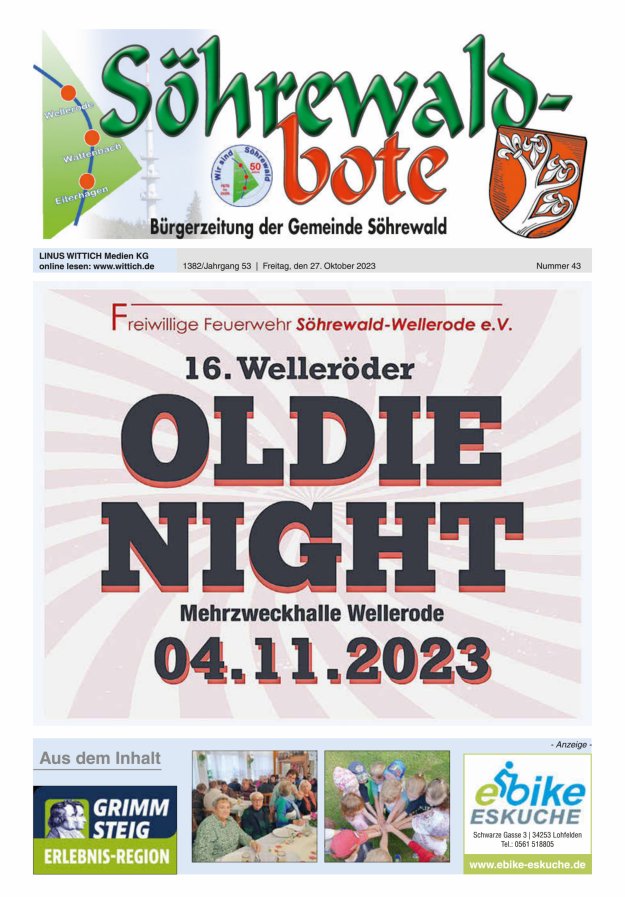 Söhrewaldbote Titelblatt 43/2023