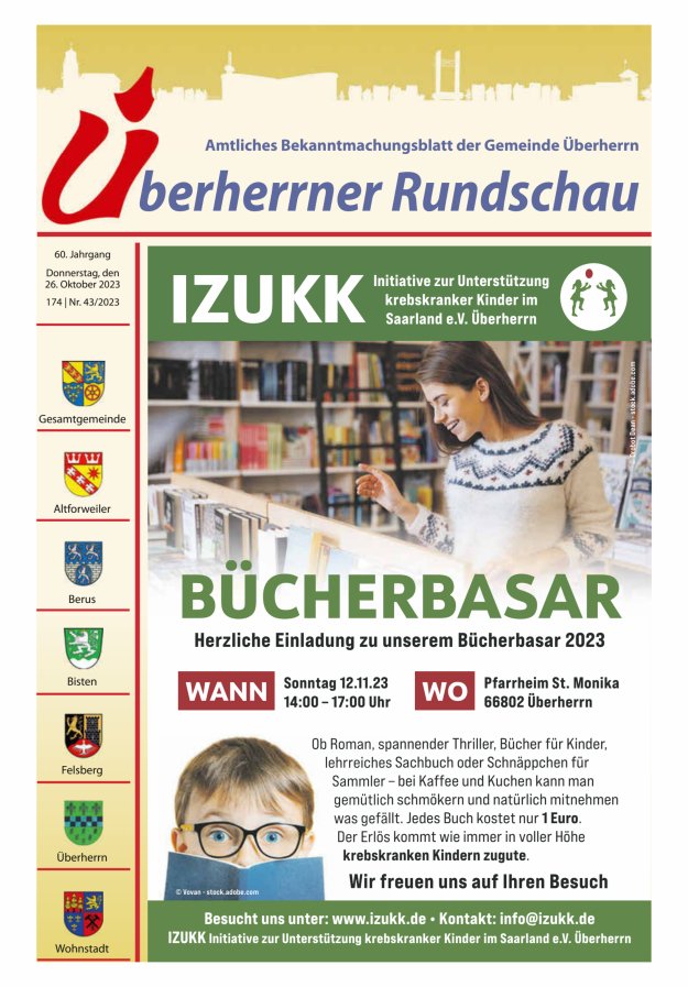 Überherrner Rundschau Titelblatt 43/2023