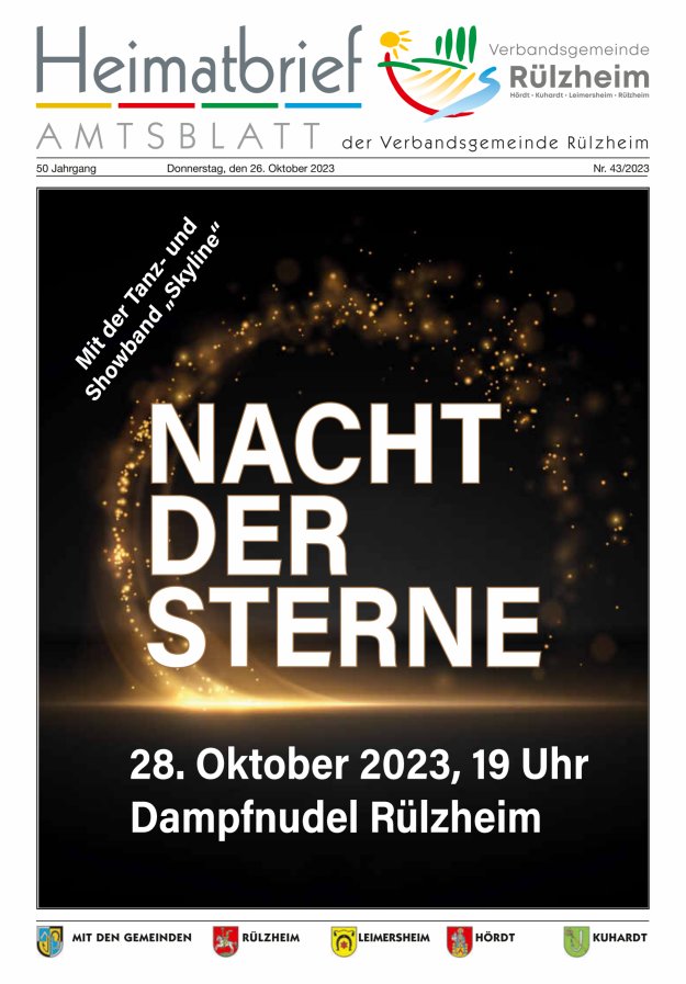 Heimatbrief VG Rülzheim Titelblatt 43/2023