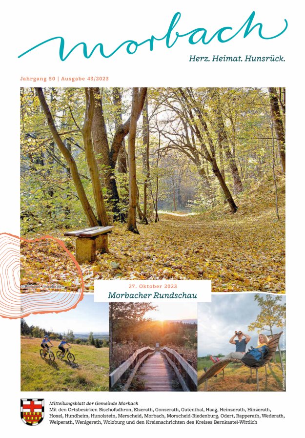 Morbacher Rundschau Titelblatt 43/2023