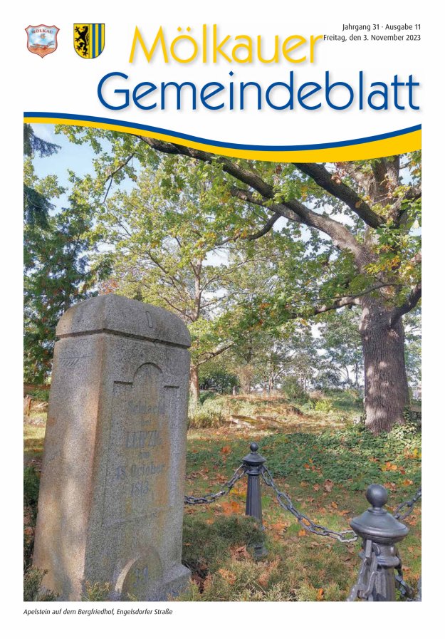 Mölkauer Gemeindeblatt Titelblatt 11/2023