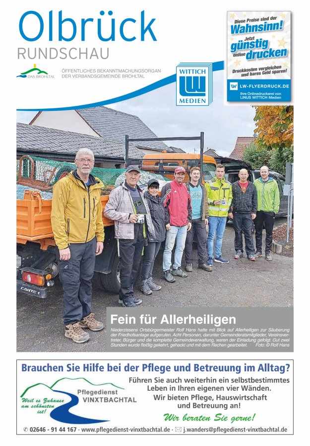 Olbrück Rundschau Titelblatt 44/2023