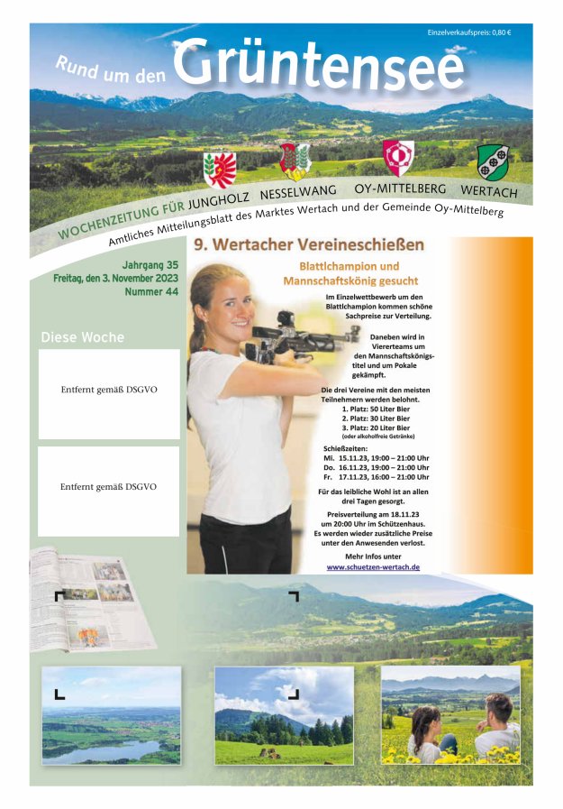 Rund um den Grüntensee Titelblatt 44/2023