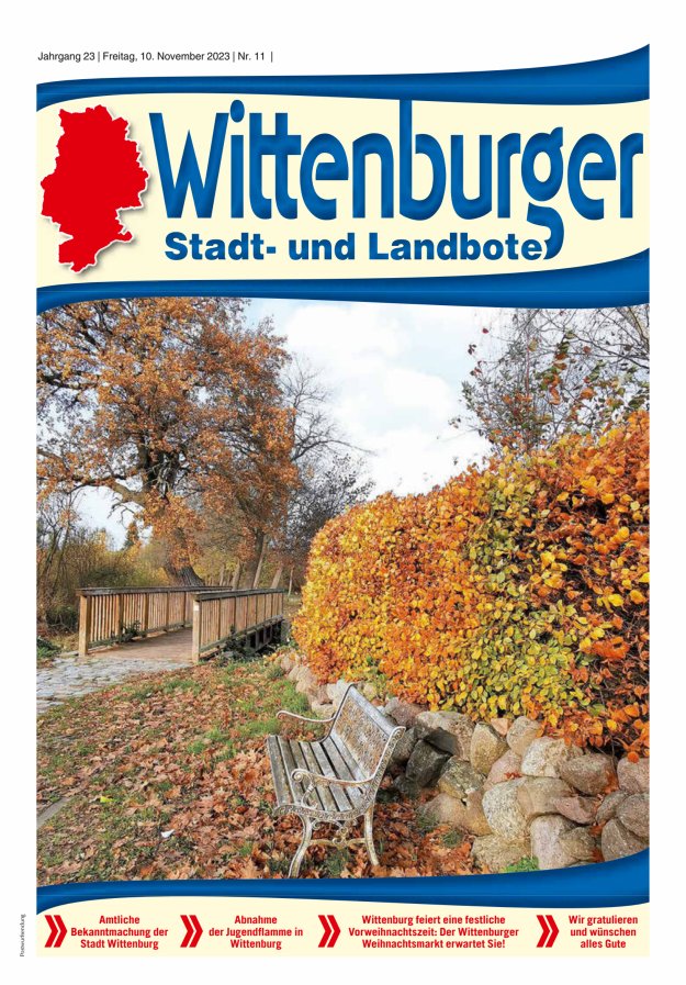 Wittenburger Stadt- und Landbote Titelblatt 11/2023