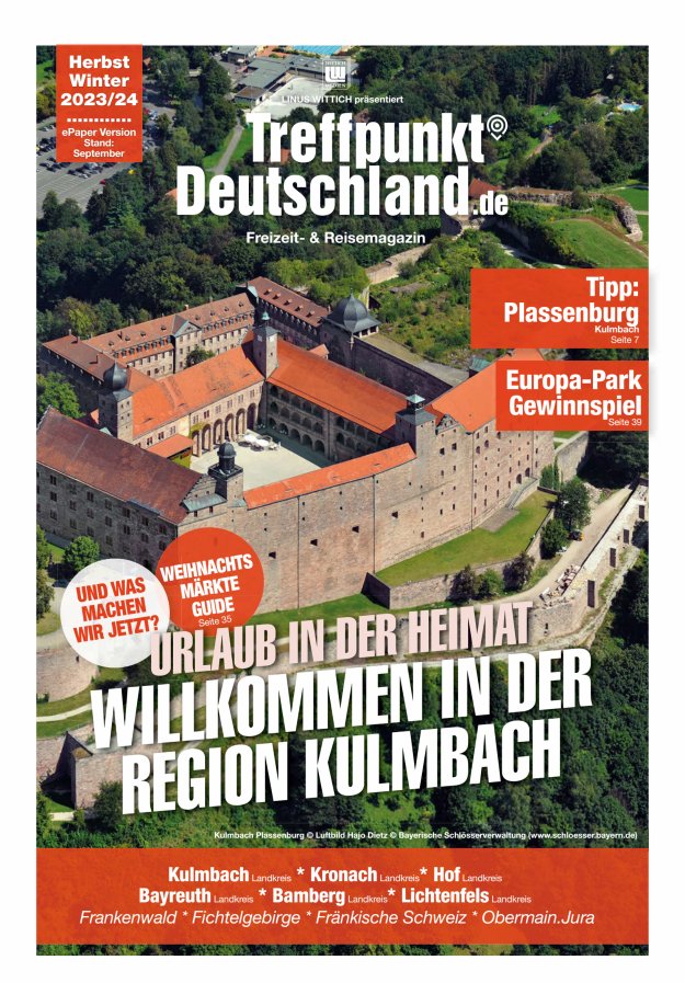 TreffpunktDeutschland Region Kulmbach Reisemagazin Titelblatt 02/2023