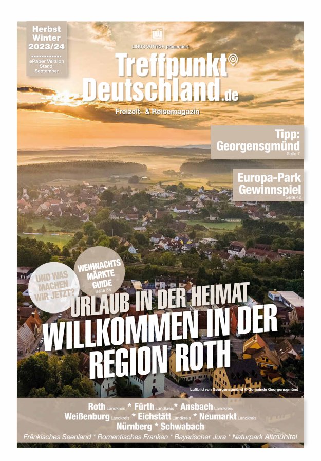 TreffpunktDeutschland Region Roth Reisemagazin Titelblatt 02/2023