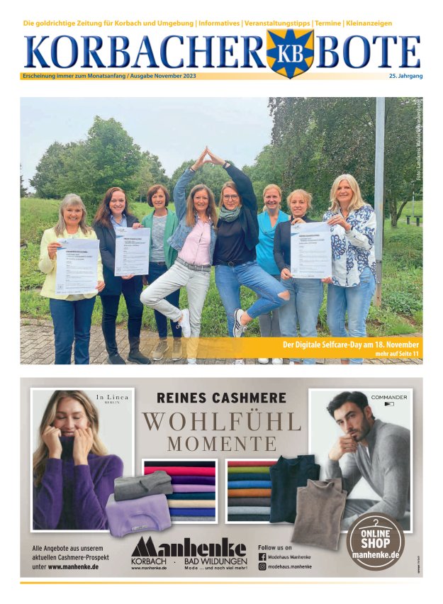 Korbacher Bote Titelblatt 10/2023