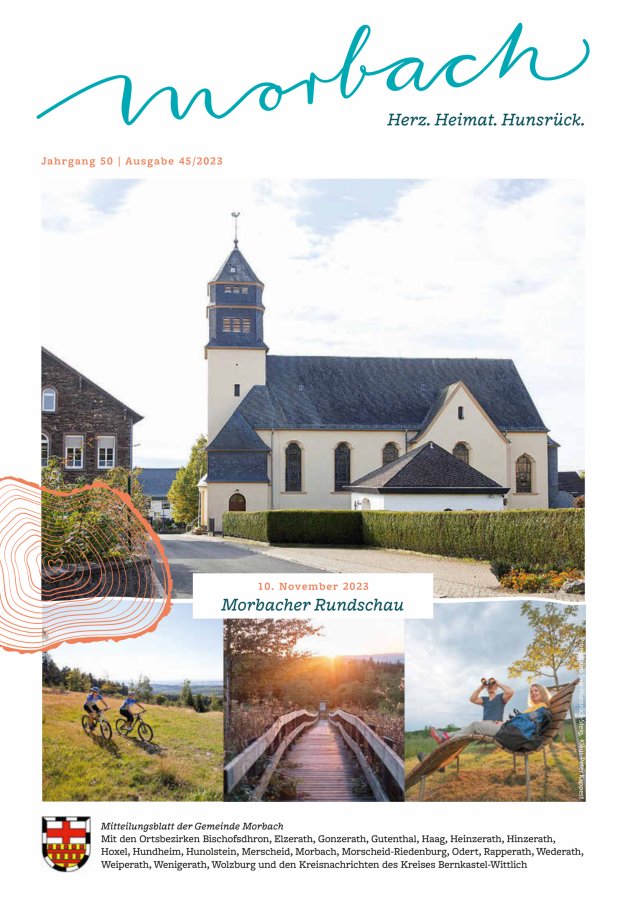 Morbacher Rundschau Titelblatt 45/2023