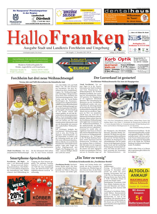 Hallo Franken Titelblatt 1186/2023