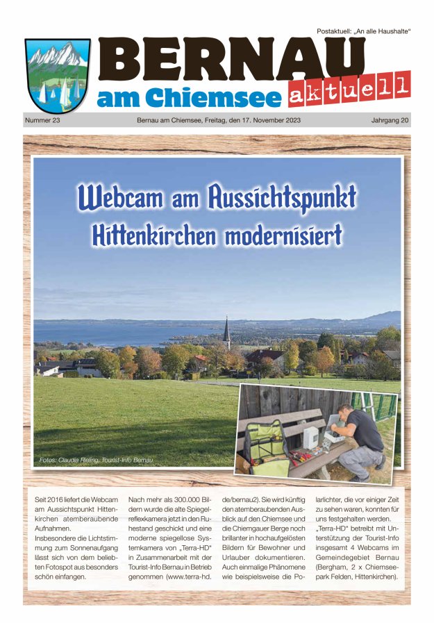 Bernau Aktuell Titelblatt 23/2023