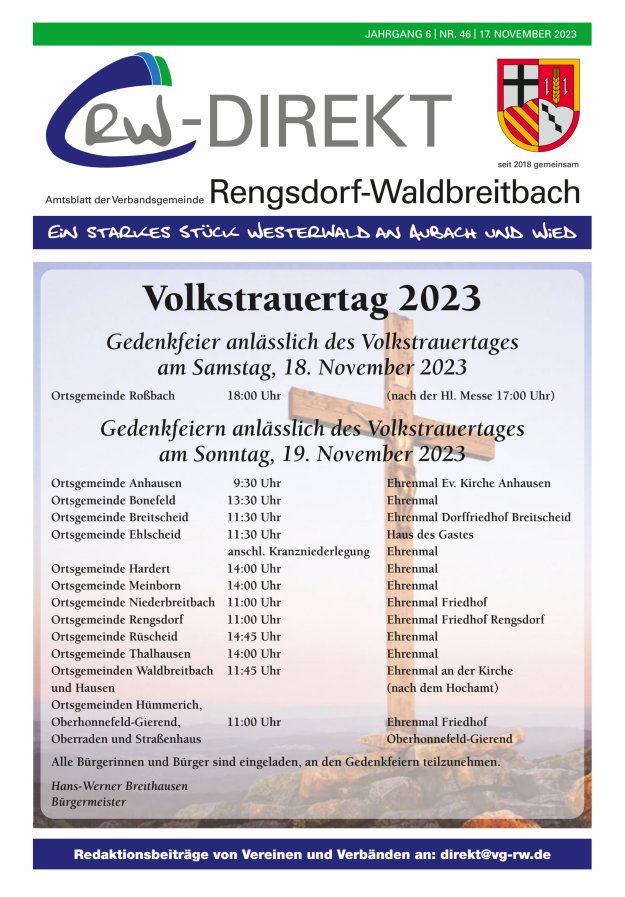 RW-Direkt Titelblatt 46/2023