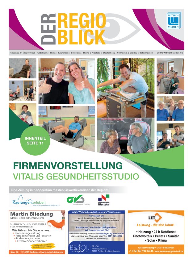 Regioblick Titelblatt 11/2023