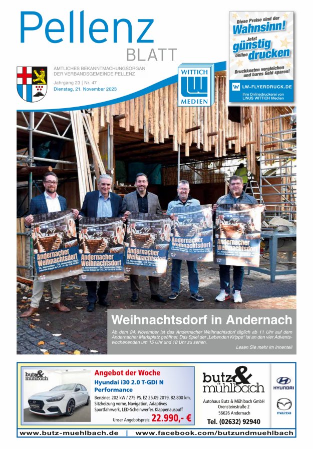 Pellenzblatt Titelblatt 47/2023