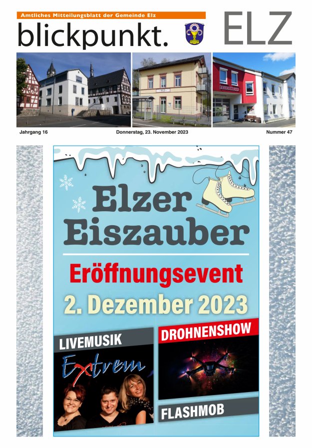Blickpunkt Elz Titelblatt 47/2023