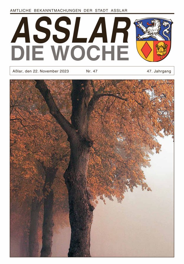 Asslar - Die Woche Titelblatt 47/2023