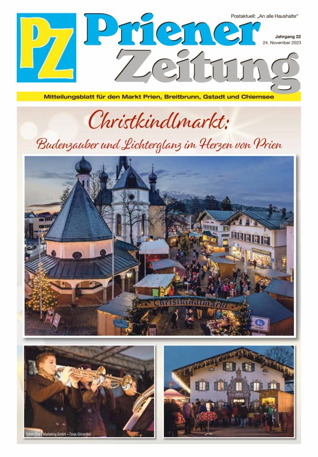 Priener Zeitung Titelblatt 11/2023