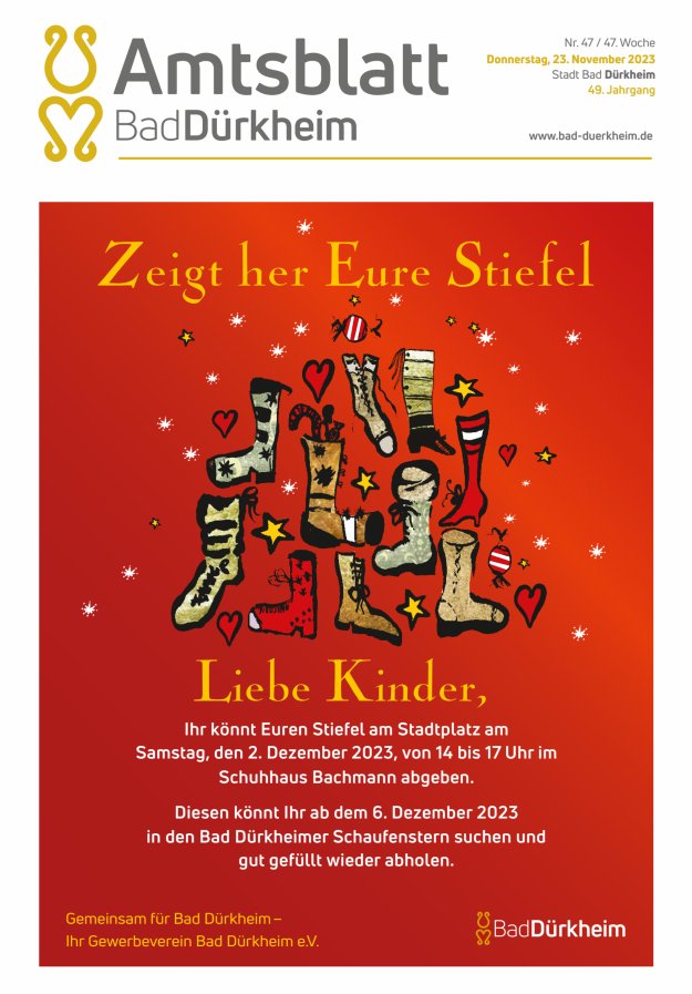 Bad Dürkheimer Woche Titelblatt 47/2023