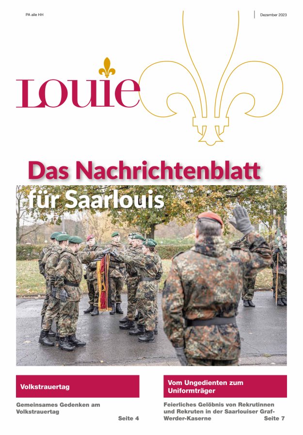 Louie - Nachrichtenblatt für Saarlouis Titelblatt 13/2023