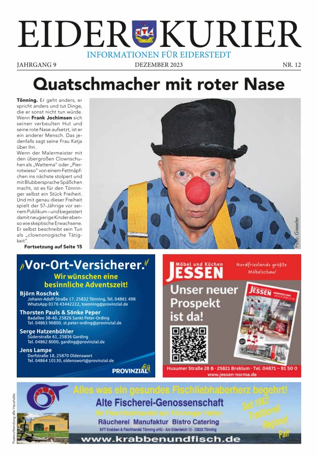 Eider-Kurier Titelblatt 12/2023