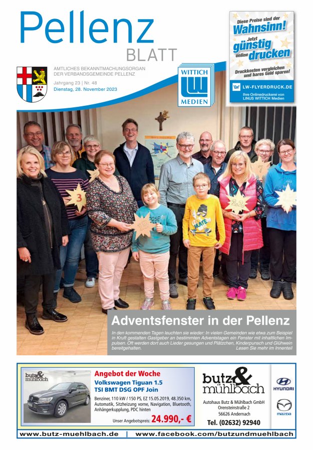 Pellenzblatt Titelblatt 48/2023