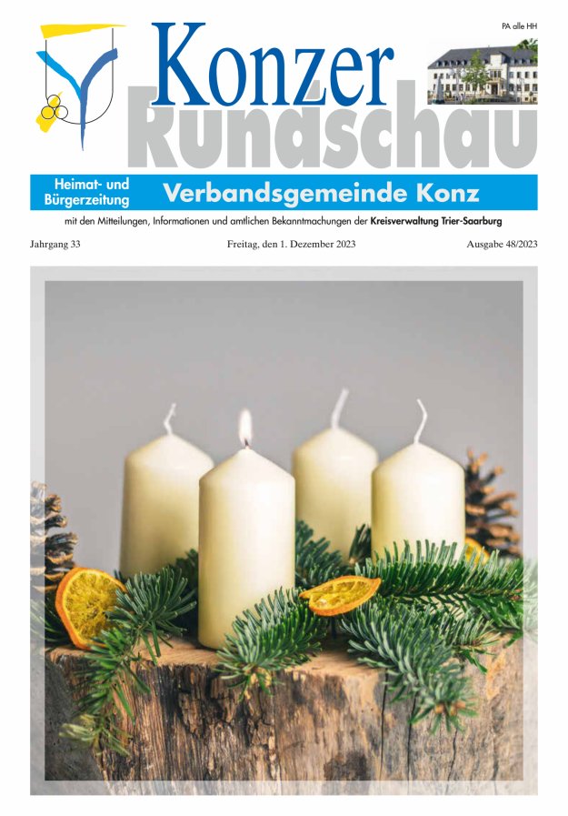Konzer Rundschau Titelblatt 48/2023