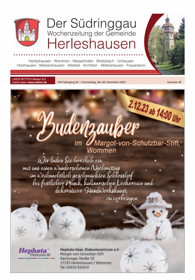 Der Südringgau Titelblatt 48/2023