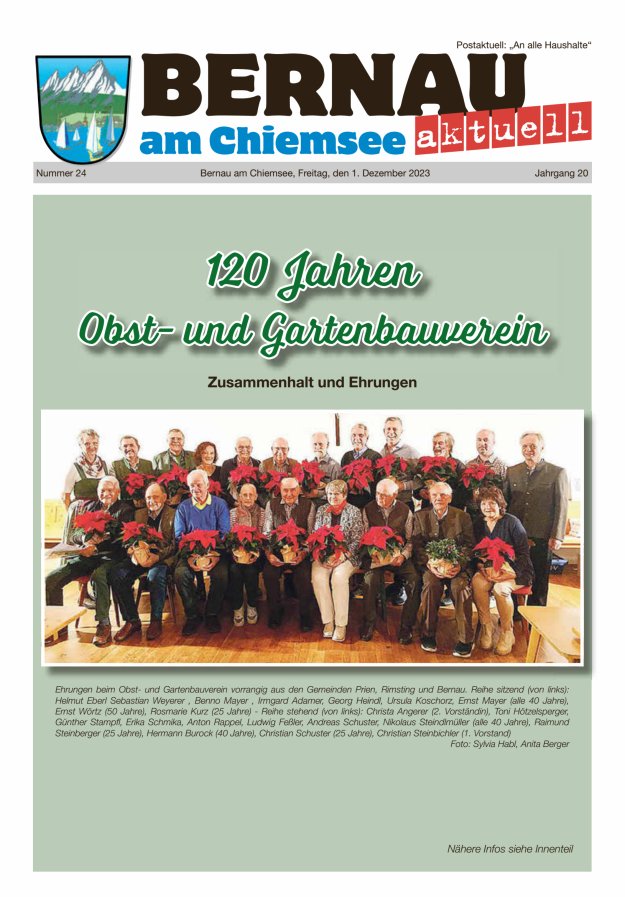 Bernau Aktuell Titelblatt 24/2023