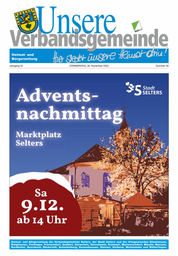 Unsere Verbandsgemeinde Selters Ww Titelblatt 48/2023
