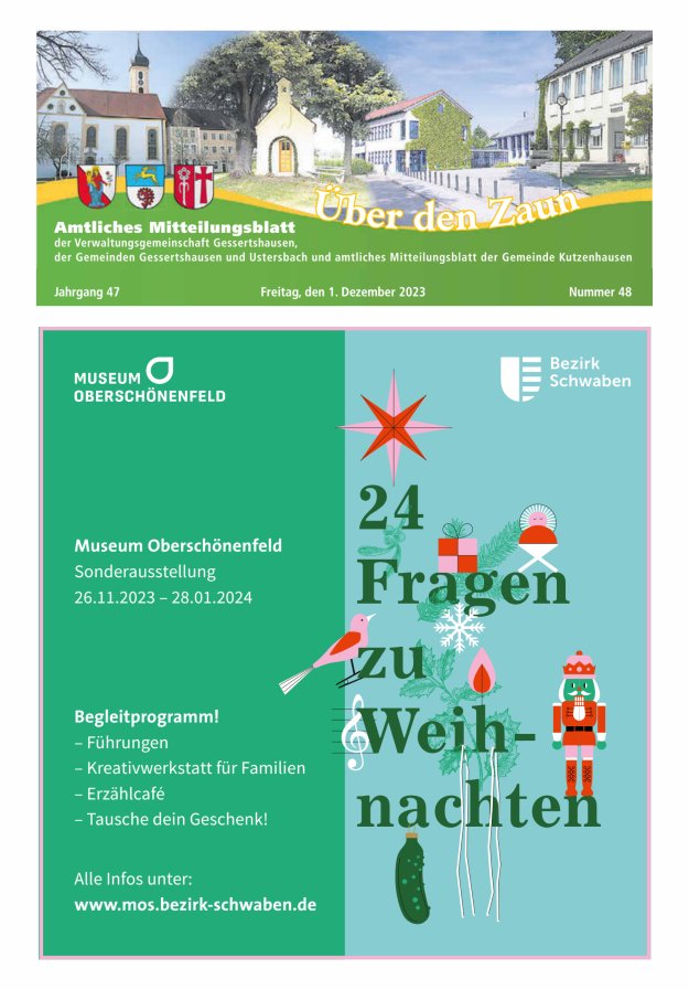 Über den Zaun Titelblatt 48/2023