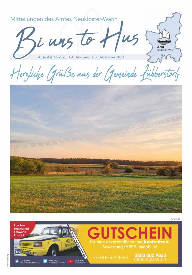 Bi uns to Hus Titelblatt 12/2023