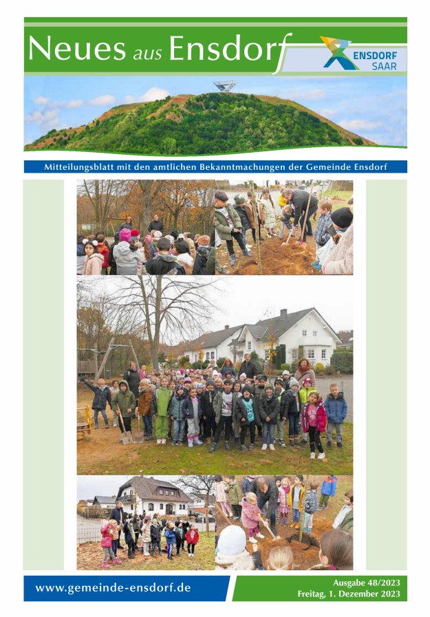 Neues aus Ensdorf Titelblatt 48/2023