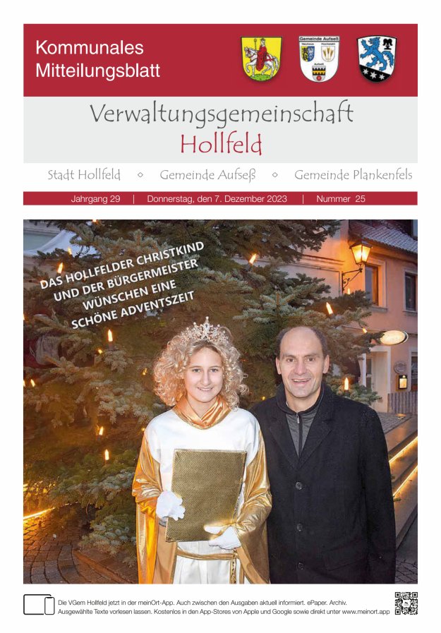 MB der Verwaltungsgemeinschaft Hollfeld  Titelblatt 25/2023