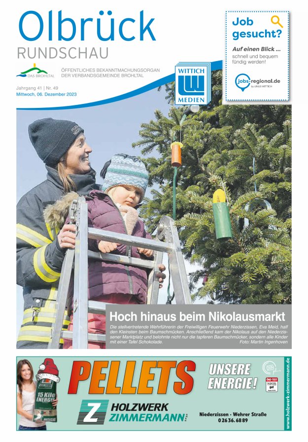 Olbrück Rundschau Titelblatt 49/2023