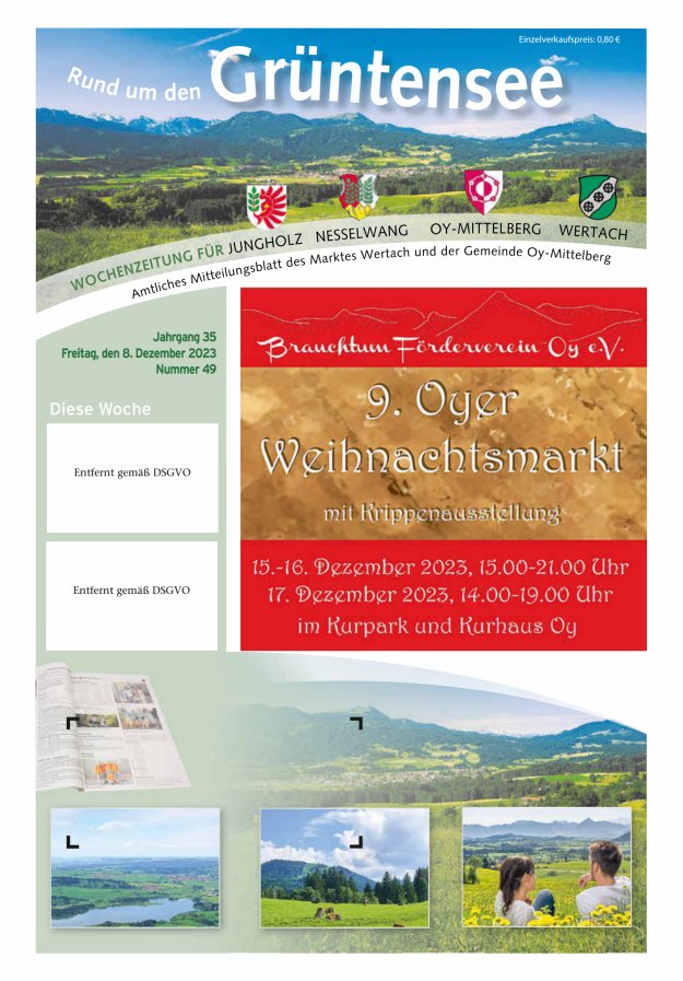 Rund um den Grüntensee Titelblatt 49/2023