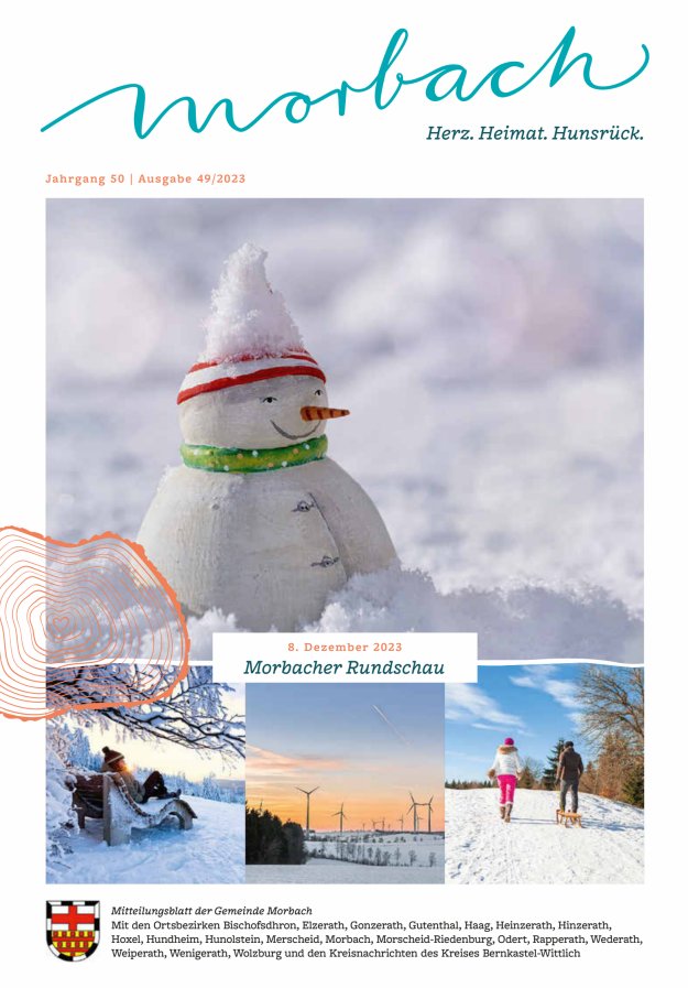 Morbacher Rundschau Titelblatt 49/2023
