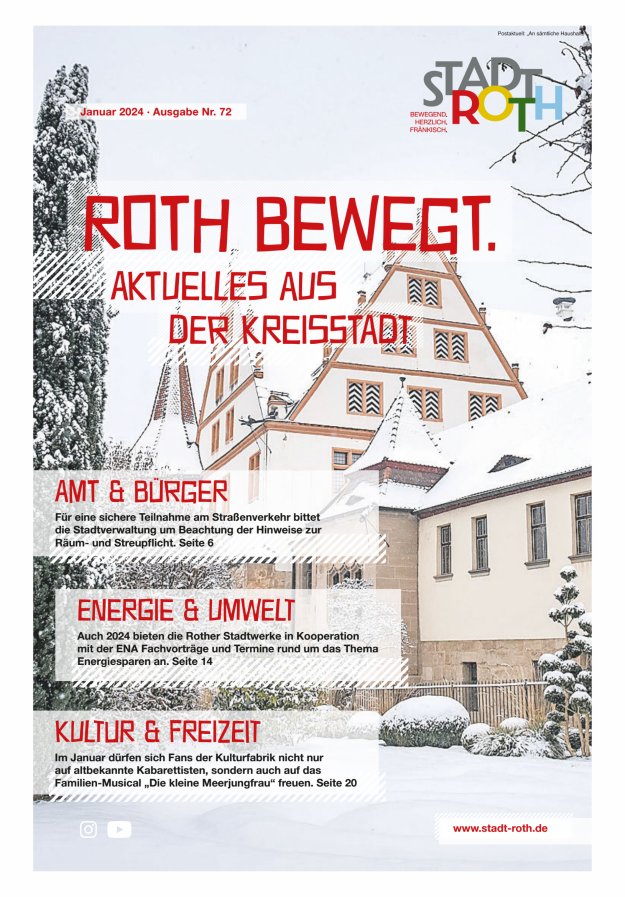 Roth bewegt. Titelblatt 72/2023