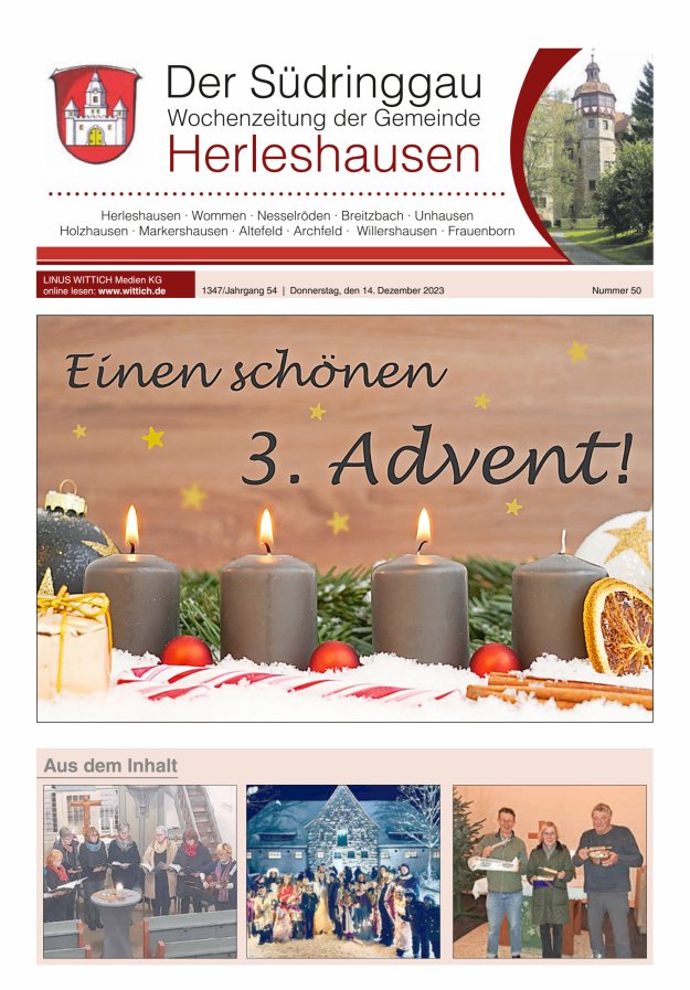 Der Südringgau Titelblatt 50/2023