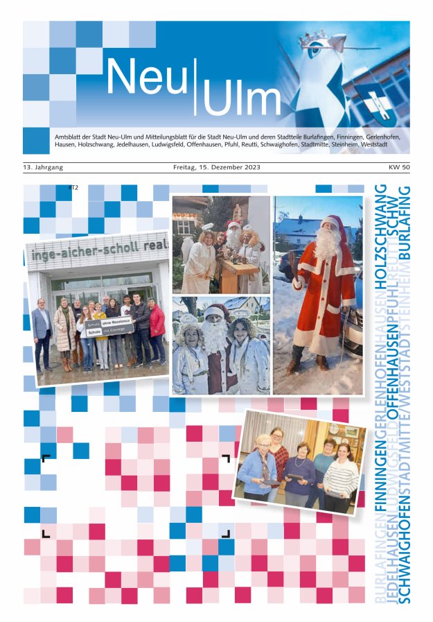 Amtsblatt der Stadt Neu-Ulm und Mitteilungsblatt für die Stadt Neu-Ulm Titelblatt 50/2023